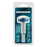 Broca Fresa Forstner Para Madeira 38mm Haste Cilíndrica 1pc Furos Precisos