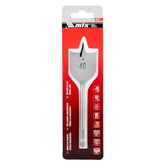 Broca Chata 40mm 150mm Aço 45 Haste Hexagonal MTX 704329 Para Madeira