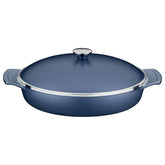 Frigideira 32 Cm 4,3 L Alumínio Forjado Starflon Indução Tramontina Lyon Azul Elementar