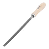 Lima Triangular MTX 8 Pol 200mm Aço Carbono Cabo Madeira Acabamento Preciso 1602655