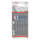 Lâmina Serra Tico Tico Bosch T118B Basic For Metal 5 Peças