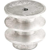 Polia alumínio 110mm 2 canais perfil b Vonder