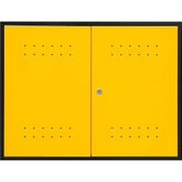 Armário Superior Modular Vonder Aéreo 15kg Aço Preto/Amarelo