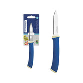 Faca Para Legumes E Frutas Tramontina Felice 3 Polegadas Aço Inox Fio Microsserrilhado Azul