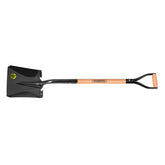 Pá Quadrada Tramontina 417/20 Aço Cabo Madeira 74cm Empunhadura Ergonômica Para Agricultura Jardinagem Construção Civil