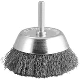 Escova Copo 3'' 1/4'' 4500Rpm Aço Inox Ondulado Vonder Resistente à Oxidação