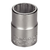 Soquete Estriado 24 mm 3/4'' Forjado Aço Cromo Vanádio Perfil Hyper Drive DIN 3124 Tramontina PRO