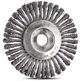 Escova Circular Arame Entrançado 6''x1/4'' 39 Tranças Tramontina PRO para Desbaste e Acabamento