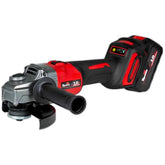 Esmerilhadeira Angular a Bateria Toyama 18V 125mm Motor Brushless Kit Bateria 4.0Ah Sem Carregador Profissional