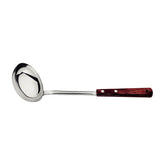 Concha Tramontina Polywood Aço Inox Cabo Madeira Tratada Vermelho Para Servir Sopas E Caldos