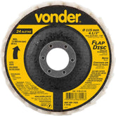 Flap Disc 4.1/2'' 115mm 22.23mm 13300rpm 80ms Fibra de Vidro Feltro Reto Nove54