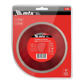 Disco de Corte Diamantado Contínuo 115x22,2mm Refrigerado MTX Profissional 731849