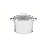 Caldeirão Tramontina Una Aço Inox Fundo Triplo Tampa Vidro 16 Cm 2,2 L Indução