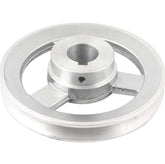 Polia Alumínio 1 Canal Perfil A 150mm com Furo 28mm - Vonder