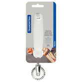 Carretilha De Corte Tramontina Utilità Zamak Cromado Nylon Cabo Branco Para Massas Pasteis Ravioli
