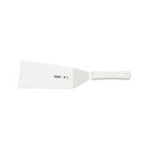 Espátula Para Hambúrguer Tramontina Profissional Master Aço Inox 8x3 Pol Cabo Branco Antimicrobiano