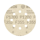 Disco De Lixa Bosch Pro F355 125mm Grano 1200 - 5 Unidades