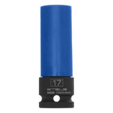 Soquete Estriado Aço Crv 15/16'' Mm Encaixe 1/2'' Stels Para Oficina