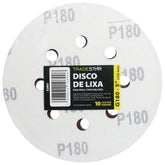 Disco Lixa 125 mm G180 Alvenaria com Fixador Tradestar