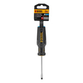 Chave De Fenda Sl5x75 Mm 3/16x3 Aço CrV Cabo 3 Componentes Denzel