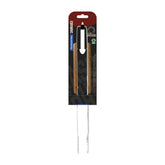 Pegador Para Carne Tramontina Churrasco Aço Inox E Cabo De Madeira 37 Cm Profissional Resistente
