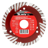 Disco de Corte Segmentado Diamantado 115 x 22,2mm Corte Seco Alta Performance MTX 731529