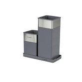 Organizador Multiúso Tramontina Aço Inox E Poliestireno Assimétrico Para Cozinha E Escritório