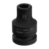 Soquete De Impacto 1/2'' Sextavado 8mm Cromo Molibdênio Alta Performance 1pc