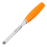 Formão Chanfrado 10mm (3/8 Pol) Sparta 244075 Aço Carbono 55 Hrc Para Madeira