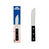 Faca Para Cozinha Tramontina Plenus 5 Polegadas Lâmina Aço Inox Cabo Polipropileno Preto Resistente