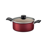 Caçarola Tramontina Turim 18 cm 2 L Antiaderente Starflon Max Alumínio Vermelha Sem PFOA