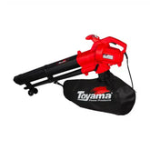 Soproaspirador de Folhas Elétrico Toyama 2000W 127V com Bolsa Coletora 40 Litros Triturador Jardinagem Limpeza Quintal