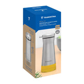 Galheteiro Tramontina Realce 250ml Vidro Aço Inox Porta Azeite Vinagre Com Sistema Corta-Gotas