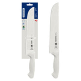 Faca Para Carne Tramontina Premium Aço Inox 10 Polegadas 25cm Cabo Polipropileno Branco Nsf