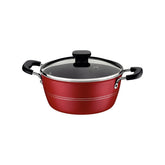 Caçarola Tramontina Sicília Alumínio Antiaderente Starflon Excellent 20 Cm 2,4 L Vermelha 3,0 Mm