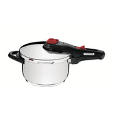 Panela De Pressão Tramontina Solar Aço Inox 4,5 L 22 Cm Fundo Triplo 5 Dispositivos De Segurança