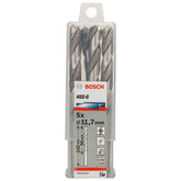 Broca Para Metal Bosch Aço Rápido Hss-G 11,7mm 5 Peças