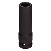 Soquete de Impacto Sextavado Longo 1/2'' 14mm Aço Cromo Molibdênio Tramontina PRO Durável