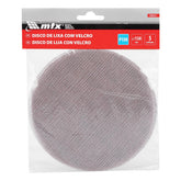 Disco de Lixa Telado com Velcro para Parede e Teto Grão 150 150mm 5 Unidades MTX 7388255