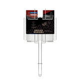 Grelha Multiuso Tramontina Churrasco Aço Inox 70,2 x 31,5 Cm Para Carnes E Legumes