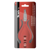Mini Alicate Bico Meia Cana Curvo Niquelado 5'' 130mm Cabo Dupla Injeção MTX Auto-Liberação