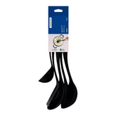 Jogo De Utensílios Tramontina Ability 05 Peças Nylon Preto 180C Não Riscam Lava Louças