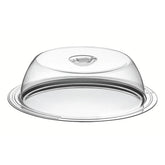 Porta-Bolo Tramontina Ciclo Em Aço Inox Com Tampa 33 Cm Transparente
