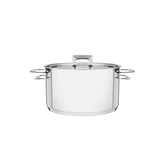 Caçarola Tramontina Brava Fundo Triplo Aço Inox 20 Cm 3,6 L Tampa Plana Alta Performance