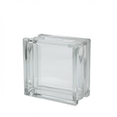 Tijolo de Vidro 19 x 19 x 8 cm Estrela Dupla Translúcido 06 Unidades Tradestar