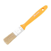 Trincha Pincel 25Mm Para Verniz Cerdas Brancas Cabo Plástico 1 Peça Mtx