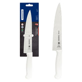 Faca Para Carne Tramontina Profissional Master 8 Aço Inox Cabo Branco Antimicrobiano