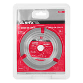 Disco de Corte Multifuncional 125x22,2mm Carboneto de Tungstênio YG8 MTX Multirez 7339855