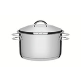 Caçarola Tramontina Solar Fundo Triplo 24 Cm 6,1 L Aço Inox Compatível Indução Forno 260°C
