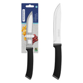 Faca De Cozinha Tramontina Felice 6 Polegadas 15 Cm Aço Inox Cabo Polipropileno Preta Afiada